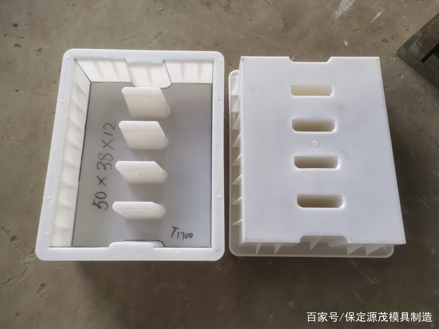 50长条孔型排水沟盖板塑料模具 优质沟盖板模具厂家的护坡模具解决方案